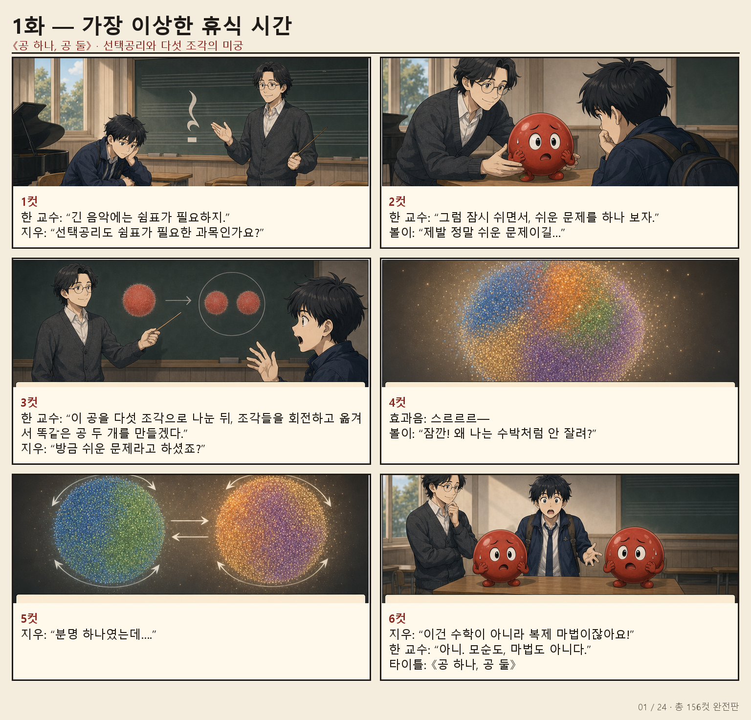 1화 가장 이상한 휴식 시간 만화 페이지