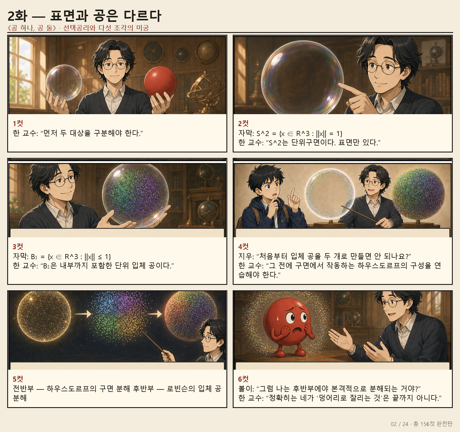 2화 표면과 공은 다르다 만화 페이지