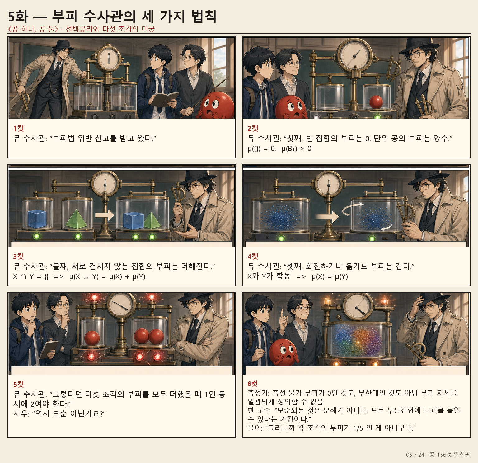 5화 부피 수사관의 세 가지 법칙 만화 페이지