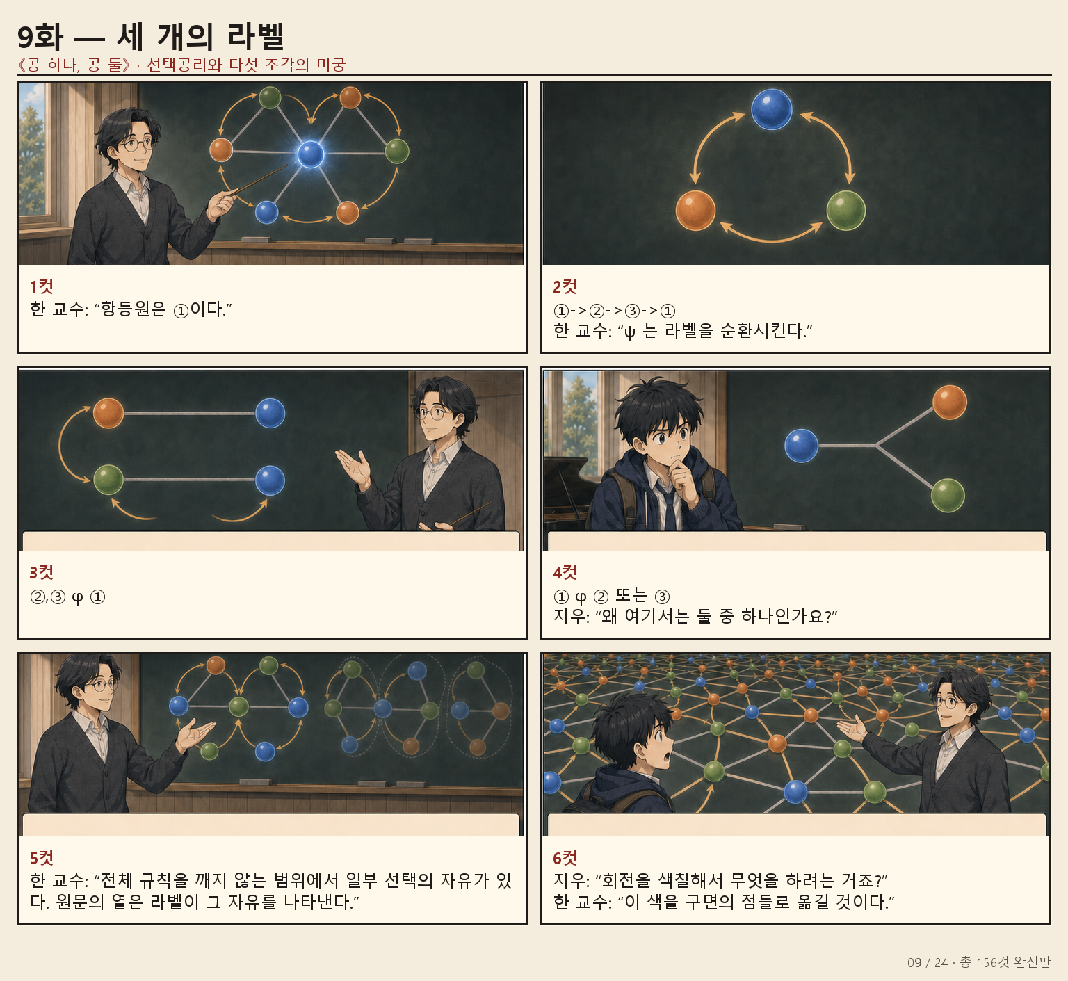 9화 세 개의 라벨 만화 페이지