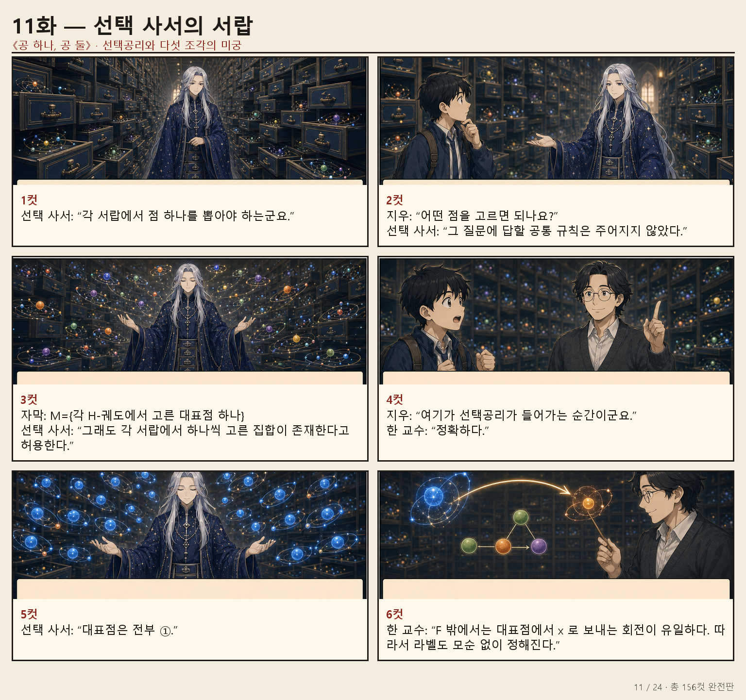 11화 선택 사서의 서랍 만화 페이지